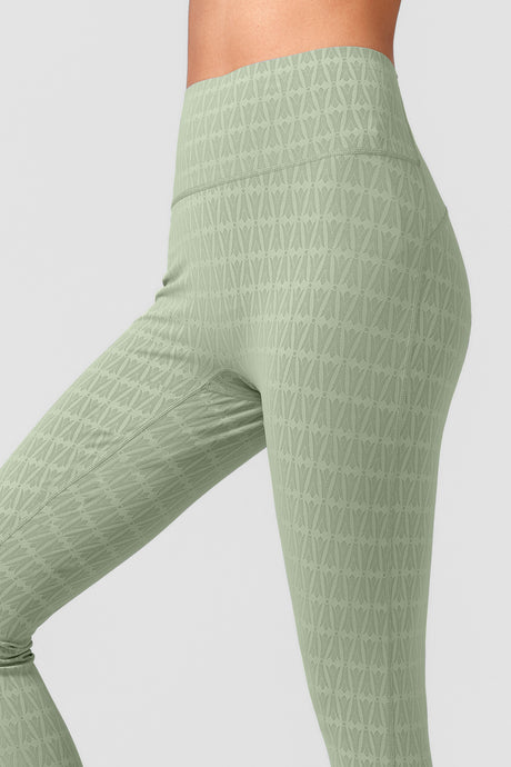 Power™ Jacquard Pattern No Front Seam High-Rise Running Leggings 25inches | Women's High Support Leggings - image 11