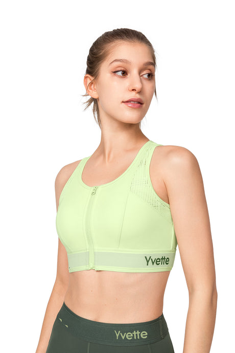 Echo™ Breathable Zip-Front Sustainable High-Support Bra | High-Impact Support Best For Running, HIIT & Training - image 28