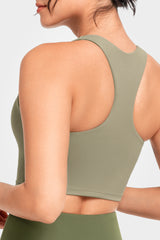 Shift™ Scoop Neckline  Strappy Padded Yoga Bra | Women's Light Support Sports Bra