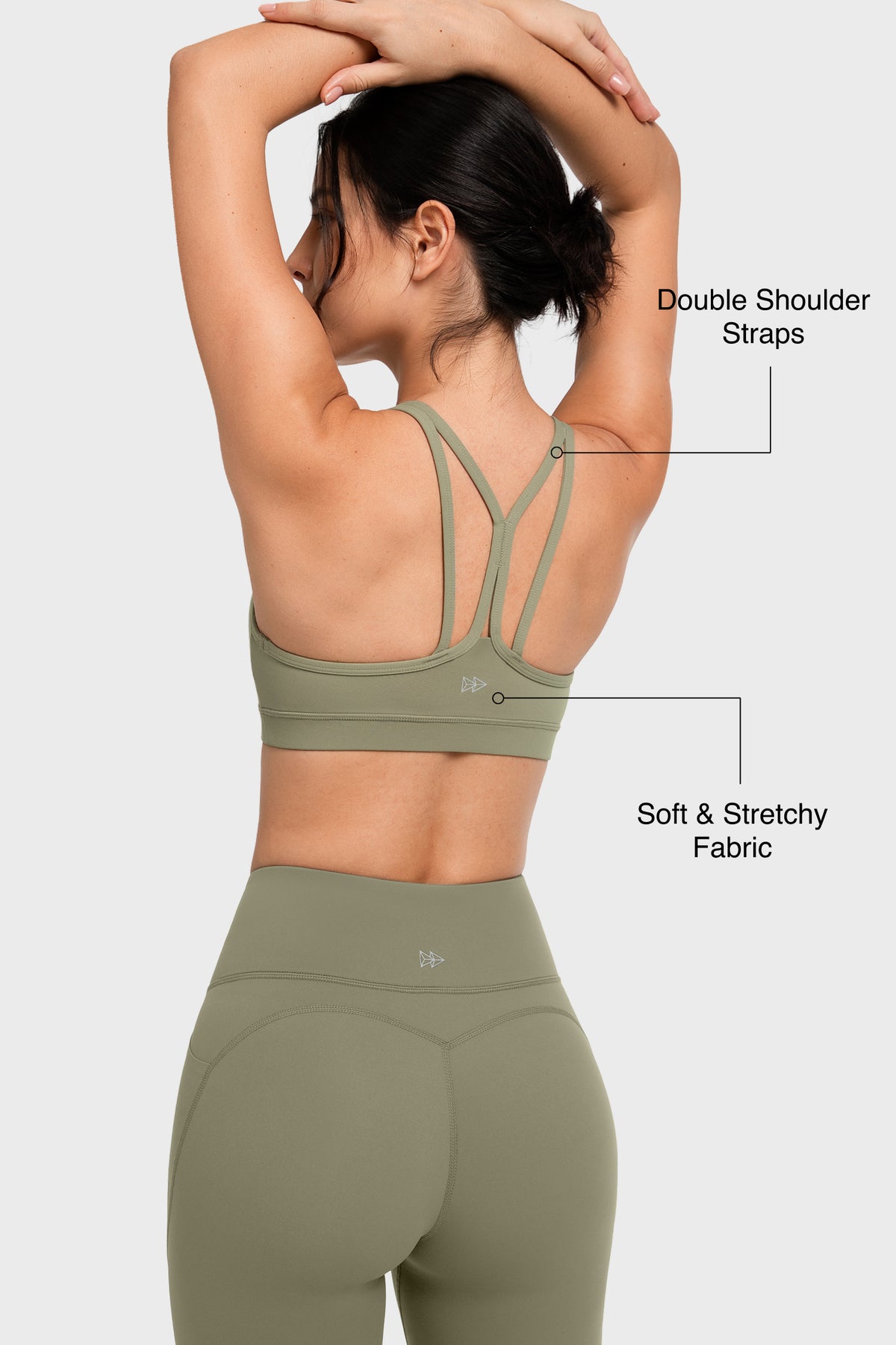 Shift™ Scoop Neckline Double Straps Padded Yoga Bra | Women's Light Support Sports Bra