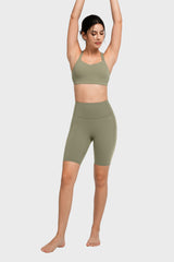 Shift™ Scoop Neckline Double Straps Padded Yoga Bra | Women's Light Support Sports Bra