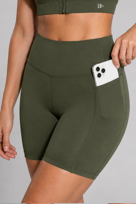Shift™ High-Rise Stretchy Pockets Tight Shorts 3" 4" 6" 8" | Women's High Support Shorts, Best For Running, HIIT, Yoga & Training - image 4