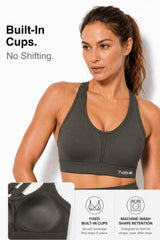 Power Cross Back gepolsterter Lauf-BH | Sport-BH mit starkem Halt für Damen