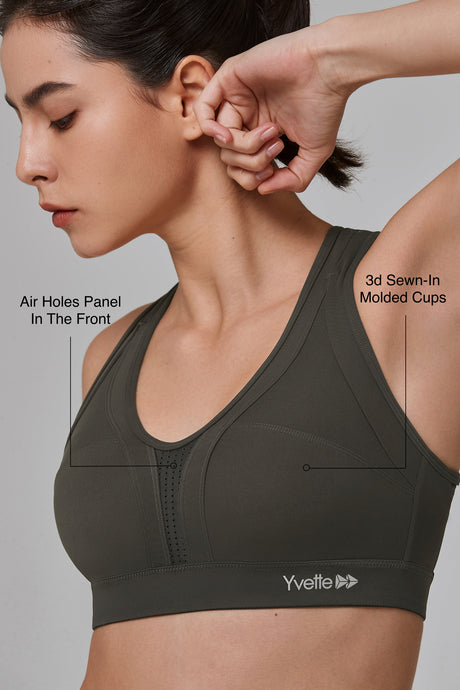 Power™ Cross Back Padded Running Bra | Women's High Support Sports Bra - image 57