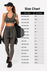 Power Cross Back gepolsterter Lauf-BH | Sport-BH mit starkem Halt für Damen