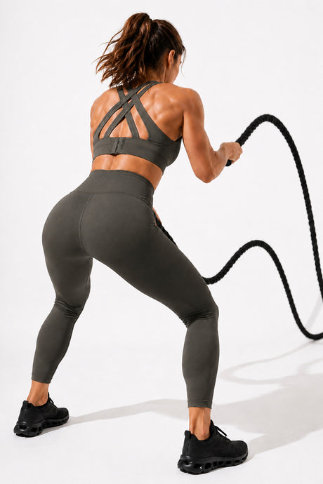 Power™ Cross-Back Breathable High Impact Running Bra | Women's High Support Sports Bra - image 5