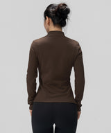 Anywhere™ Cozy Stretch Mock Neck Long Sleeve Tee | Women's Long Sleeve T-shirt