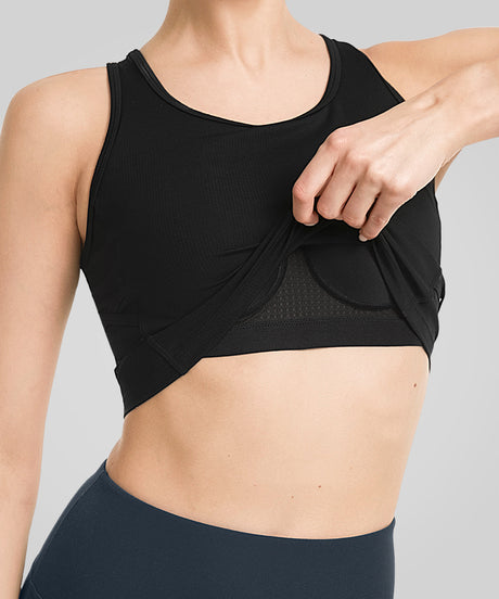 Anywhere™ Seamless Lace-up Design Yoga Bra | Women's Light Support Sports Bra - image 5