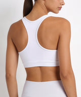 Shift™ Front Zip Sewn-in Pads Racerback Running Bra | Women's High Support Sports Bra