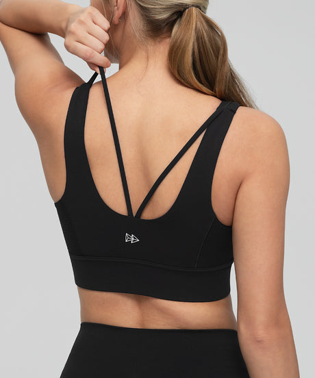 Anywhere™ Side Mesh Double Strap Yoga Bra| Women's Light Support Sports Bra - image 5