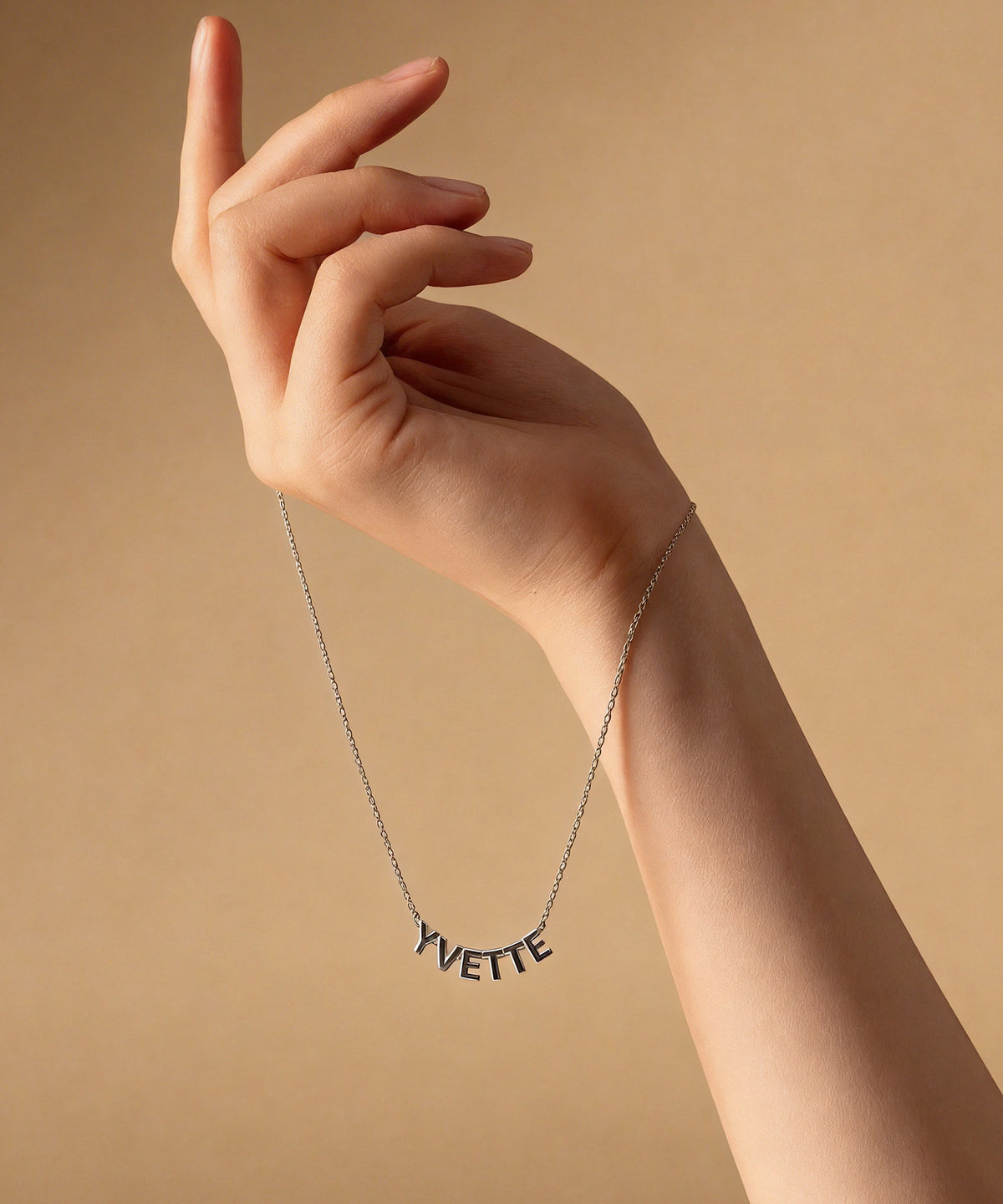 Yvette Premium Brand Logo Cross Sports Necklace