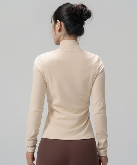 Anywhere™ Cozy Stretch Mock Neck Long Sleeve Tee | Women's Long Sleeve T-shirt - image 5