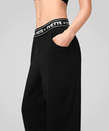 Shift™ Letter Print Fleece Lined Wide Leg Pants 27"| Women's Sports Pants