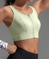 Power Mesh Sweetheart Neck Back Sport-bh | Sport-bh med högt stöd för kvinnor