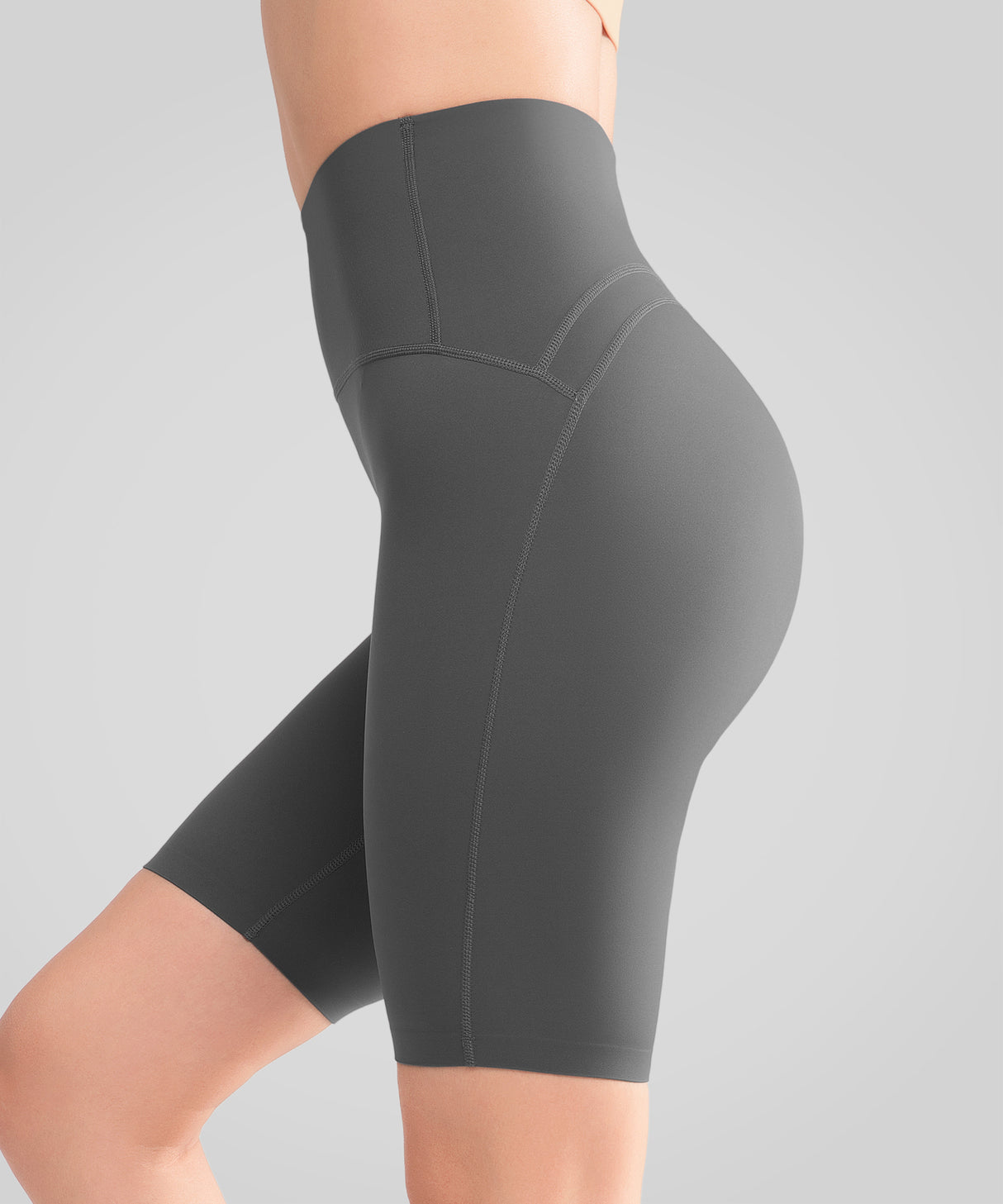 Shift™ Seamless No-slip High Waist Shorts 8"| Women's High Support Running Shorts