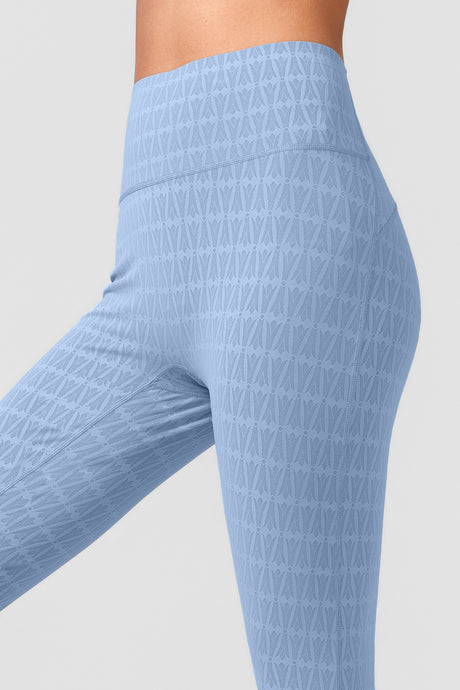 Power™ Jacquard Pattern No Front Seam High-Rise Running Leggings 25inches | Women's High Support Leggings - image 5