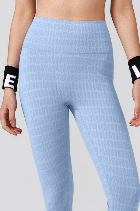 Power™ Jacquard Pattern No Front Seam High-Rise Running Leggings 25inches | Women's High Support Leggings - image 6