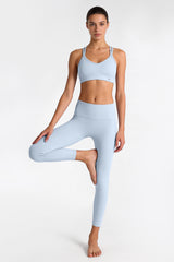 Shift™ High-Waisted No Front Seam Pocketed Sports Leggings | Sports Leggings Best For Running, Yoga & HIIT