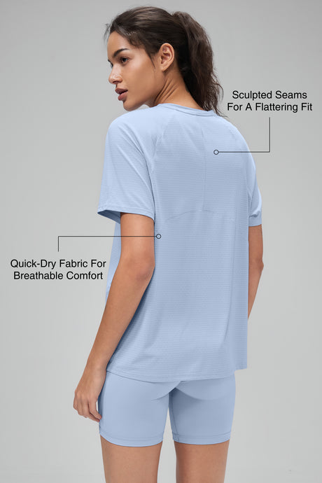 Anywhere™ Quick-Dry Lightweight Casual Fit Breathable T-Shirt | Women's Short Sleeve T-shirt - image 2