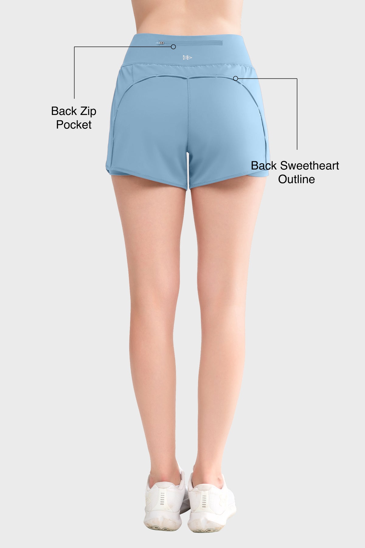 Pantalones cortos de entrenamiento Shift de malla interior de secado rápido con bolsillo de 8,9 cm | Pantalones cortos de running para mujer
