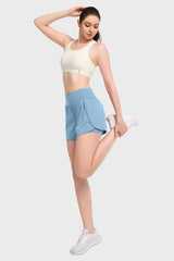 Pantalones cortos de entrenamiento Shift de malla interior de secado rápido con bolsillo de 8,9 cm | Pantalones cortos de running para mujer