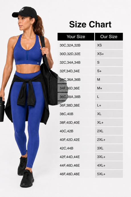 Power Cross Back gepolsterter Lauf-BH | Sport-BH mit starkem Halt für Damen - image 4