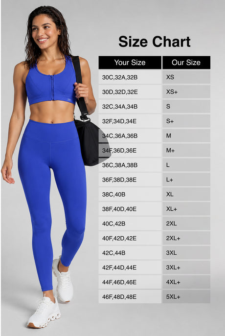 Enfold™ Front-Zip Breathable Racerback Sports Bra | High-Impact Support for Running, HIIT & Training - image 27