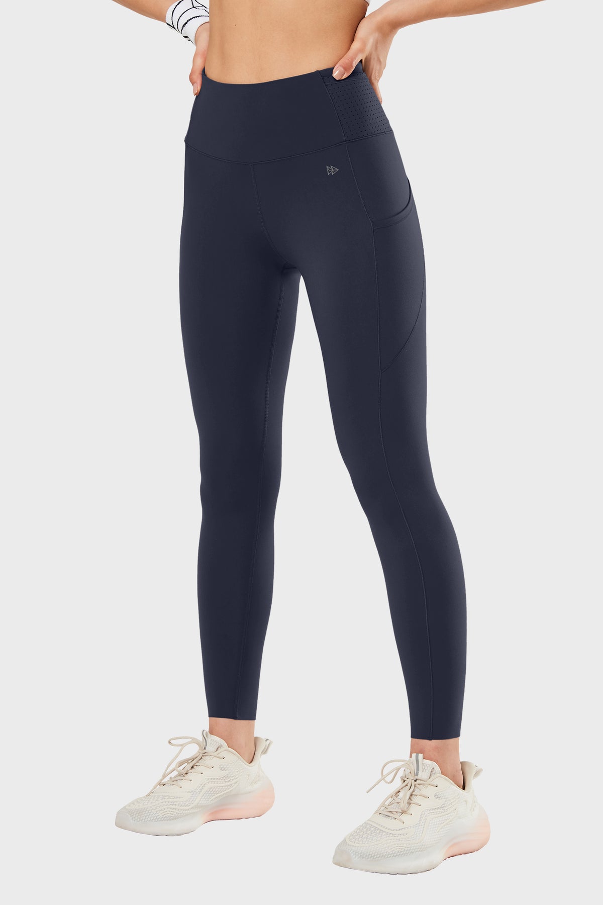 Figurformende Fitness-Leggings mit hoher Taille, 26,5/28 Zoll | Damen-Leggings mit hohem Halt