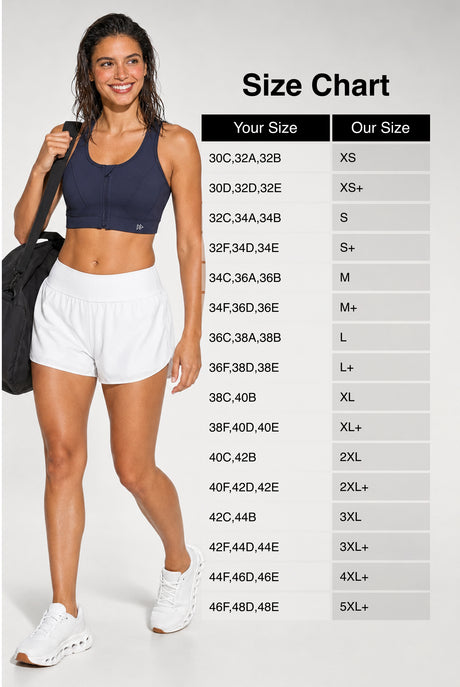 Enfold™ Front-Zip Breathable Racerback Sports Bra | High-Impact Support for Running, HIIT & Training - image 73