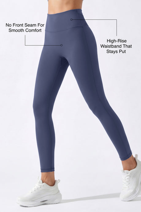 Echo™ High-Rise No-Front-Seam 25-Inch Leggings | Butt-Lifting Support for Running, Yoga & HIIT - image 3