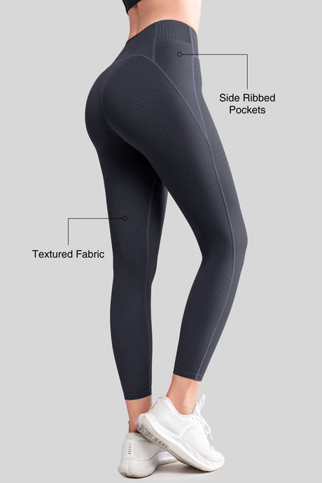Echo™ High-Waisted Butt lifting Running Leggings 26" | Women's High Support Leggings - image 3