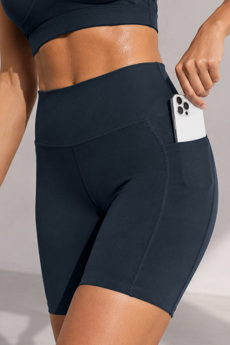 Shift™ High-Rise Stretchy Pockets Tight Shorts 3" 4" 6" 8" | Women's High Support Shorts, Best For Running, HIIT, Yoga & Training - image 4