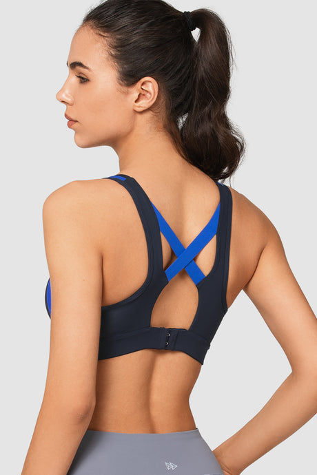 Sculpt™ Criss Cross Padded Gym Bra | Women's High Support Sports Bra - image 2