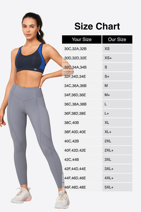 Sculpt™ Criss Cross Padded Gym Bra | Women's High Support Sports Bra - image 4