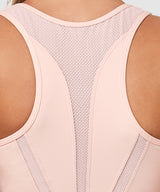 Enfold Zip Mesh gepolsterter Lauf-BH | Damen-Sport-BH mit starker Unterstützung (Übergröße)