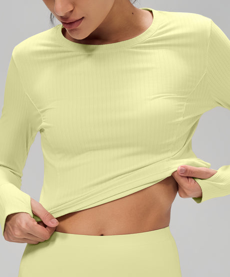 Anywhere™ Lightweight Drawstring Long sleeves Yoga Tee| Women's Sports T-shirt - image 6