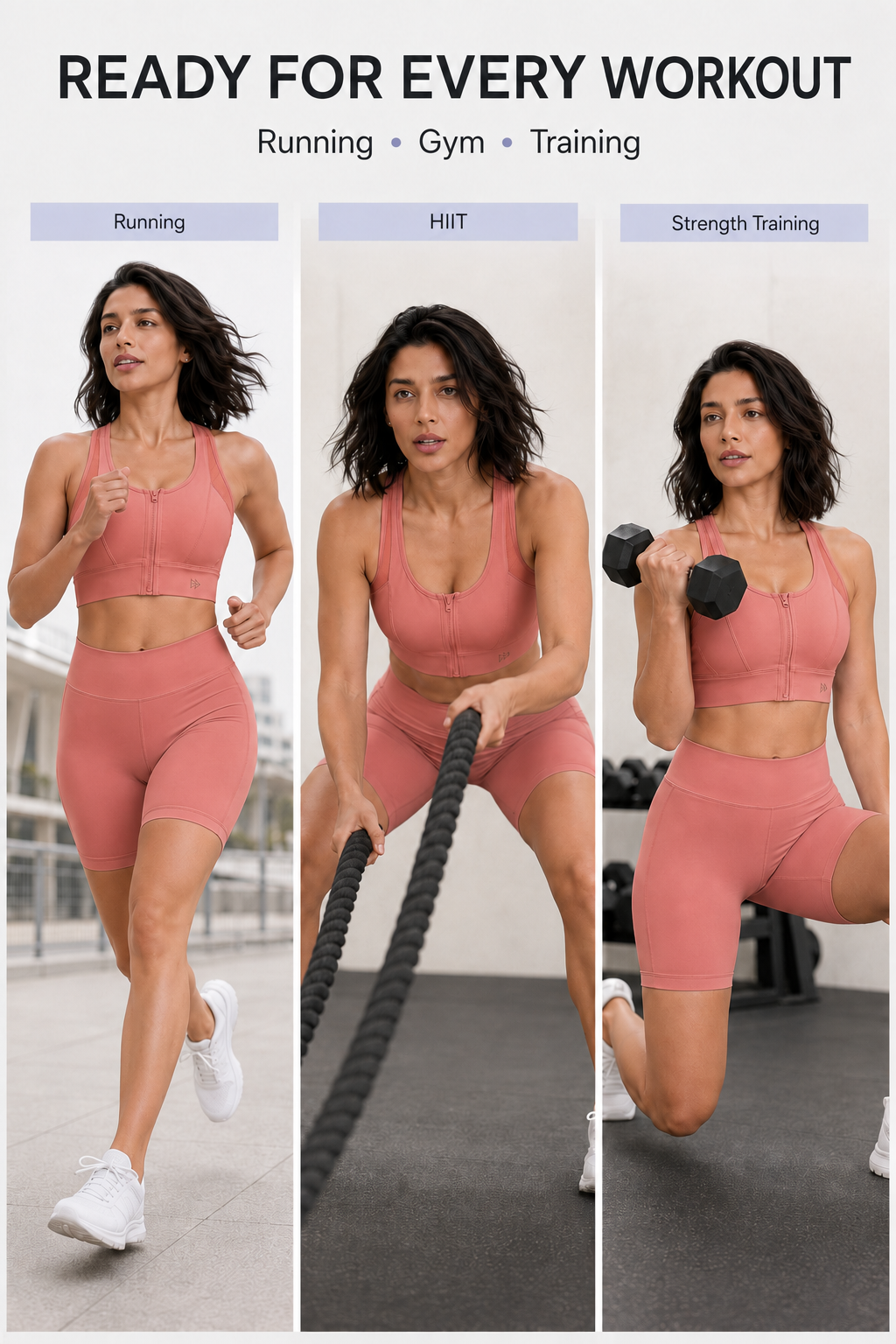 Power Cross Racerback Lauf-BH | Damen-Sport-BH mit starkem Halt
