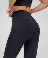 Anywhere Andningsbara Sidomesh Leggings med Logotyptryck, 65 cm | Lätta stödleggings för kvinnor