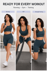 Power™ Cross Racerback Running Bra | Women's High Support Sports Bra
