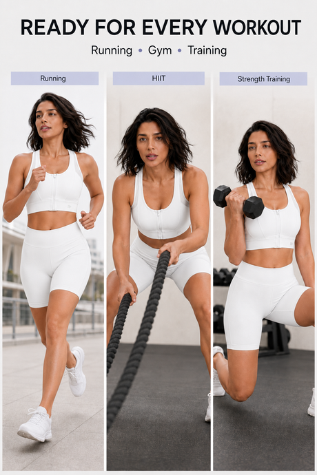 Power Cross Racerback Lauf-BH | Damen-Sport-BH mit starkem Halt - image 6