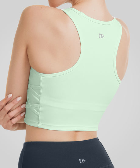 Anywhere™ Seamless Lace-up Design Yoga Bra | Women's Light Support Sports Bra - image 6