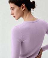 Anywhere™ Casual Half-Button Collar Long Sleeve Shirt | Women's Long Sleeve T-shirt