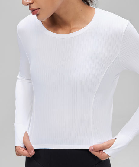 Anywhere™ Lightweight Drawstring Long sleeves Yoga Tee| Women's Sports T-shirt - image 6