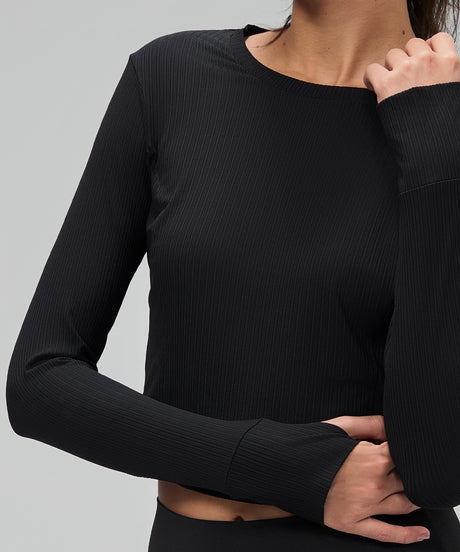 Anywhere™ Lightweight Drawstring Long sleeves Yoga Tee| Women's Sports T-shirt - image 6