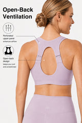 Reggiseno da corsa imbottito regolabile Power | Reggiseno sportivo ad alto sostegno da donna