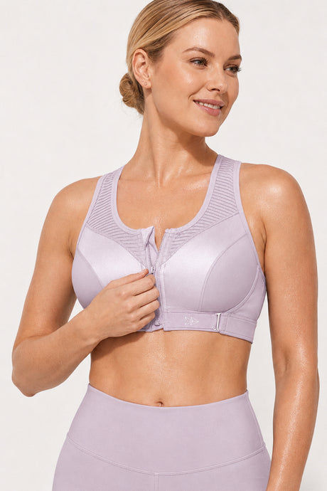 Power™ Zip Front Adjustable High Support Sports Bra | Women's High Support Sports Bra - image 26