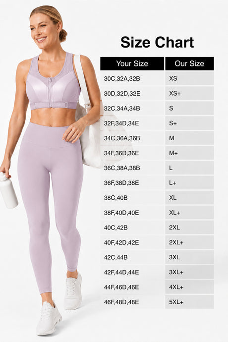 Power™ Zip Front Adjustable High Support Sports Bra | Women's High Support Sports Bra - image 28
