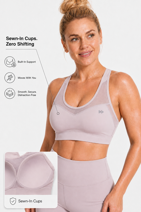 Shift™ Racerback Breathable Full-Coverage Running Bra | Women's High Support Sports Bra - image 27