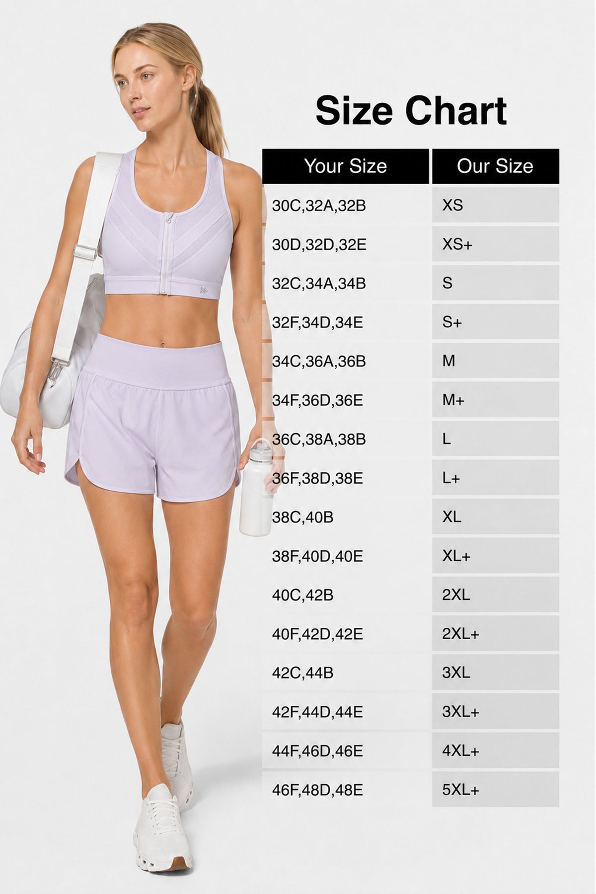 Enfold Zip Mesh gepolsterter Lauf-BH | Damen-Sport-BH mit starkem Halt