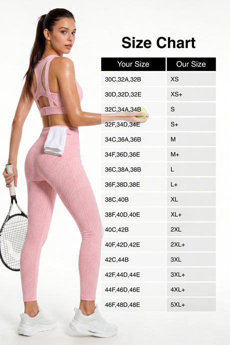 Power™ Racerback Double-Strap Jacquard Sports Bra | High-Impact Support with Full Coverage for Running, HIIT, Yoga & Training - image 16